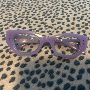 Lavender Lucite Ray Ban Eyeglass Frames